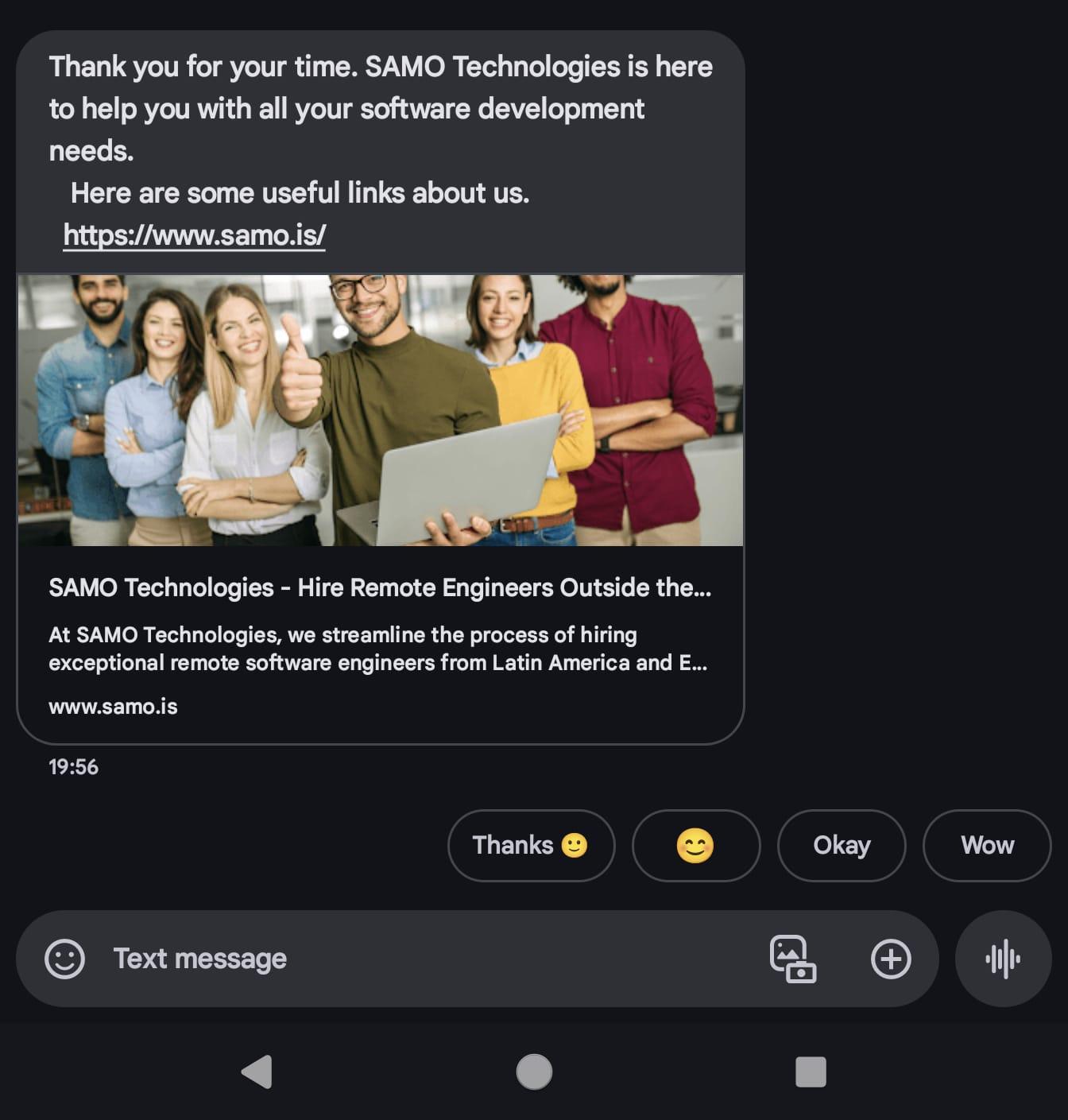 AI SMS